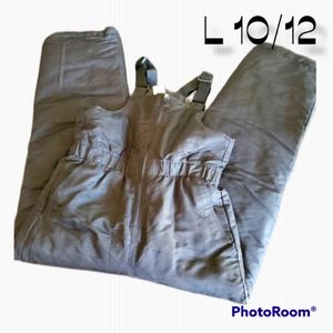 Unisex Size 10/12 Faded Glory Ski Snowboard Black Overalls